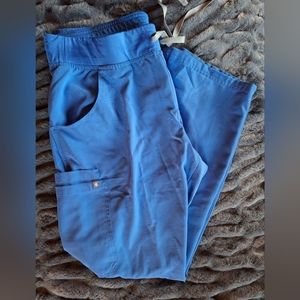 Light Blue Figs Scrub Pants